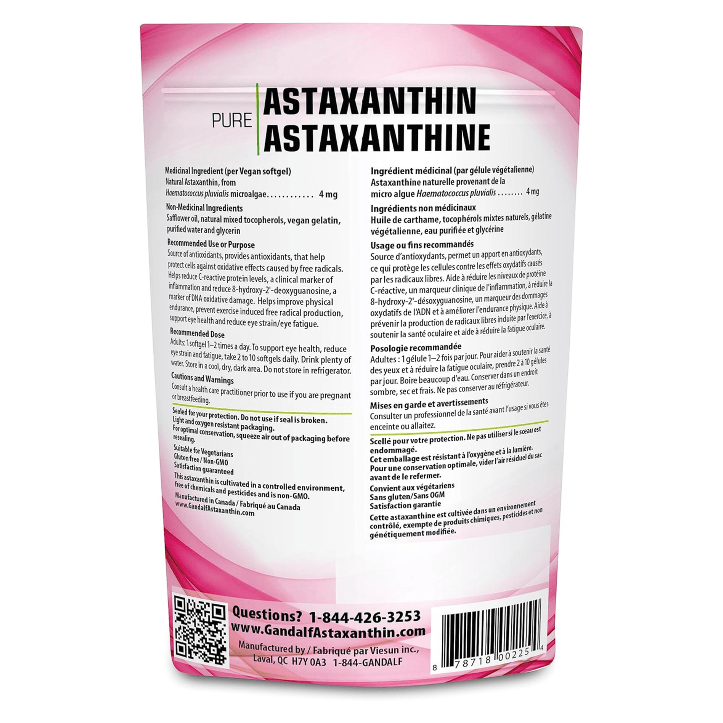 60 Softgels | Gandalf Pure Astaxanthin