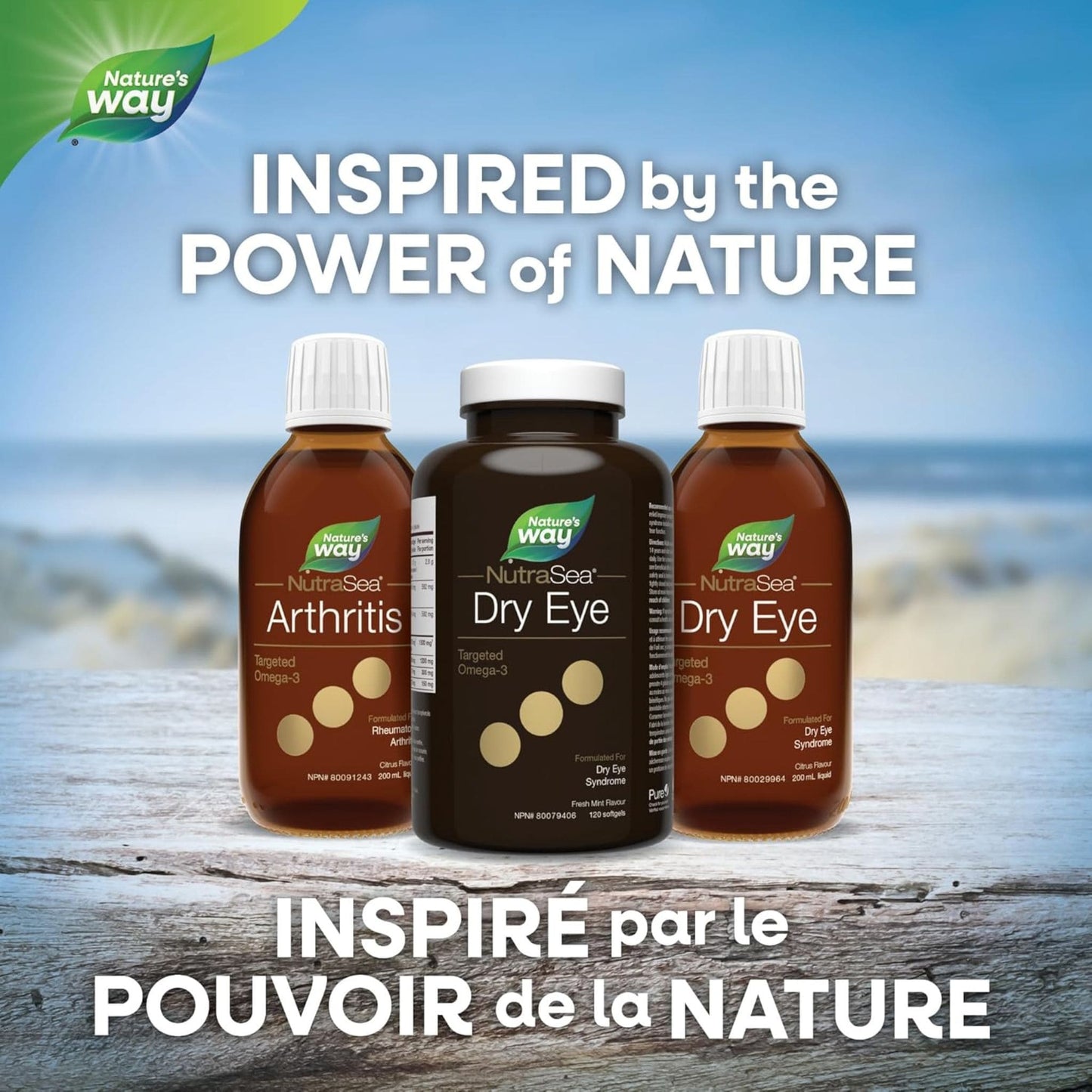 120 Softgels | Nature's Way NutraSea Dry Eye Targeted Omega-3