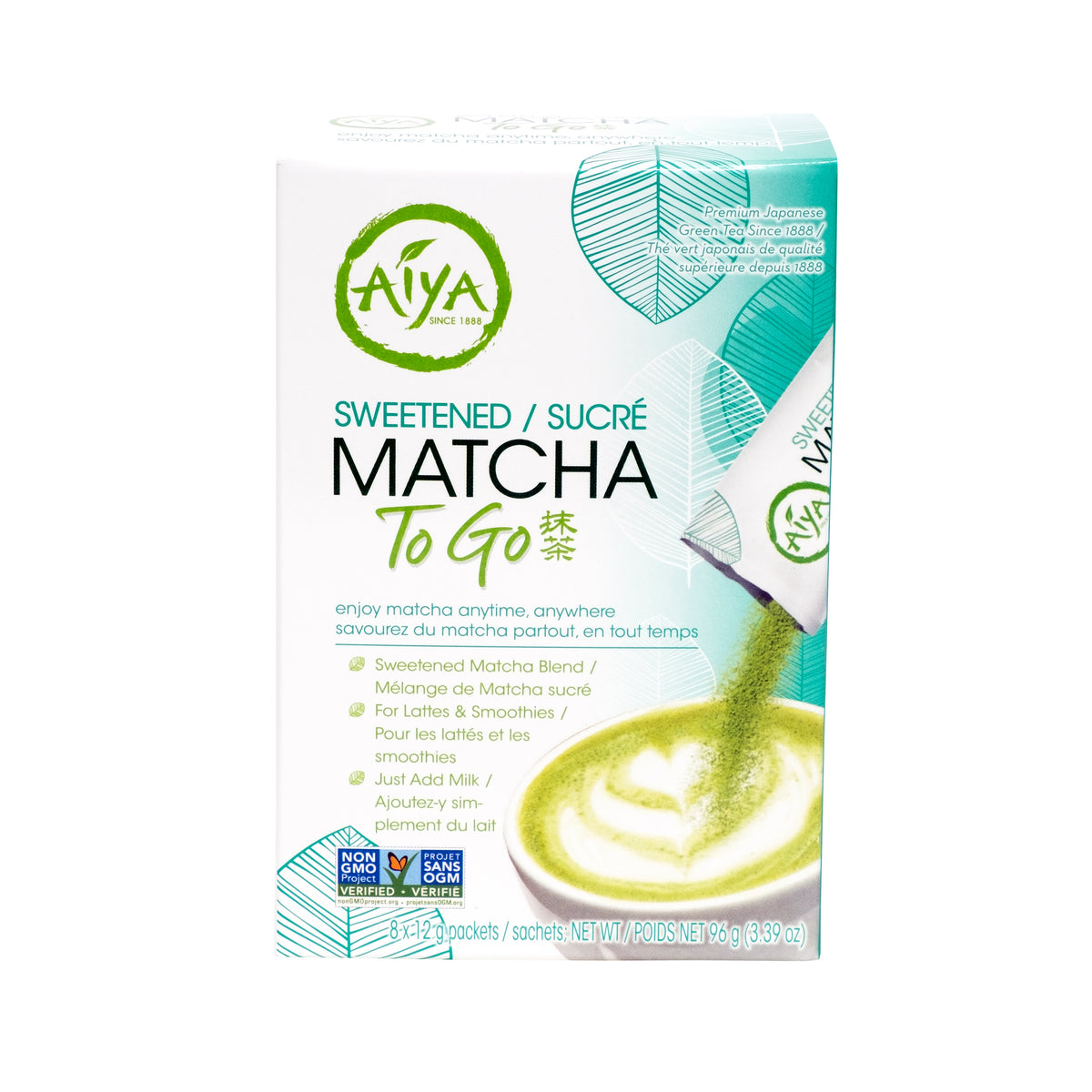Aiya Sweetened Matcha To Go