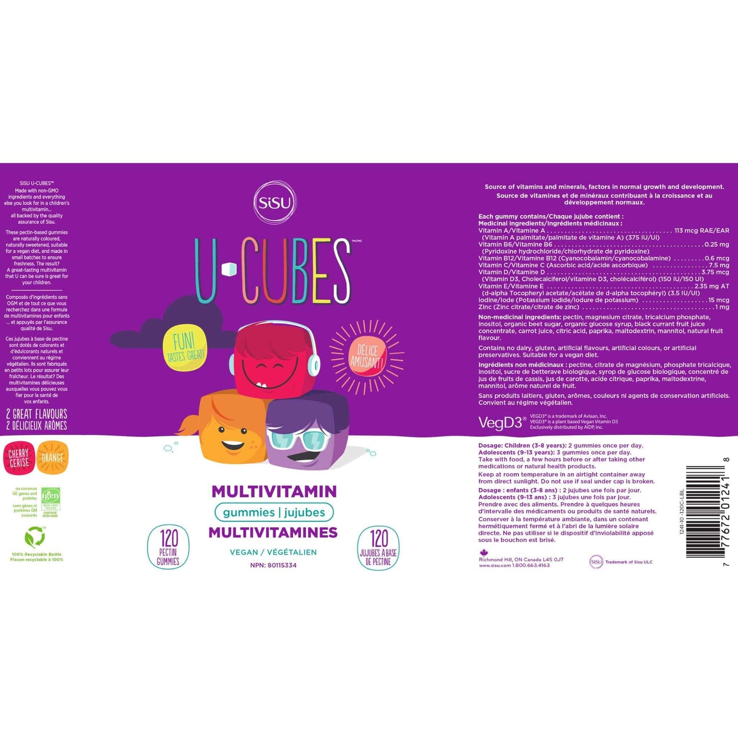 Assorted: Cherry, Orange & Grape