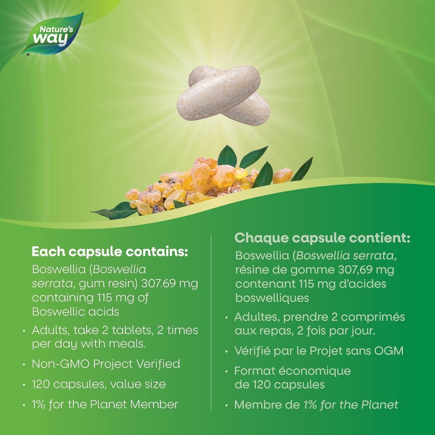 120 Tablets | Nature's Way Boswellia