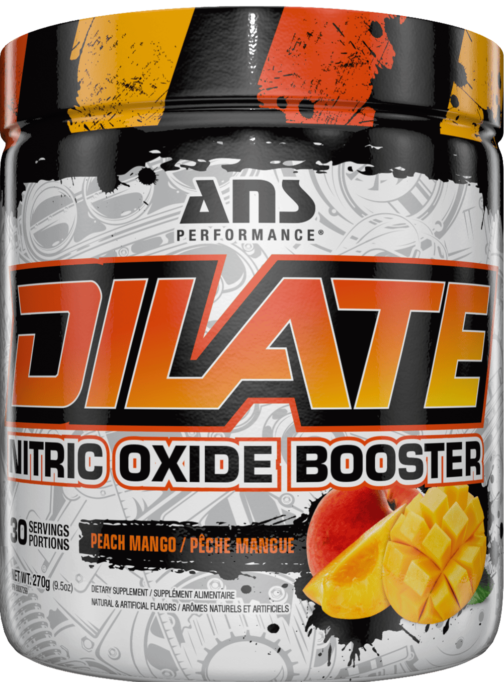 ANS Performance DILATE Nitric Oxide Peach Mango
