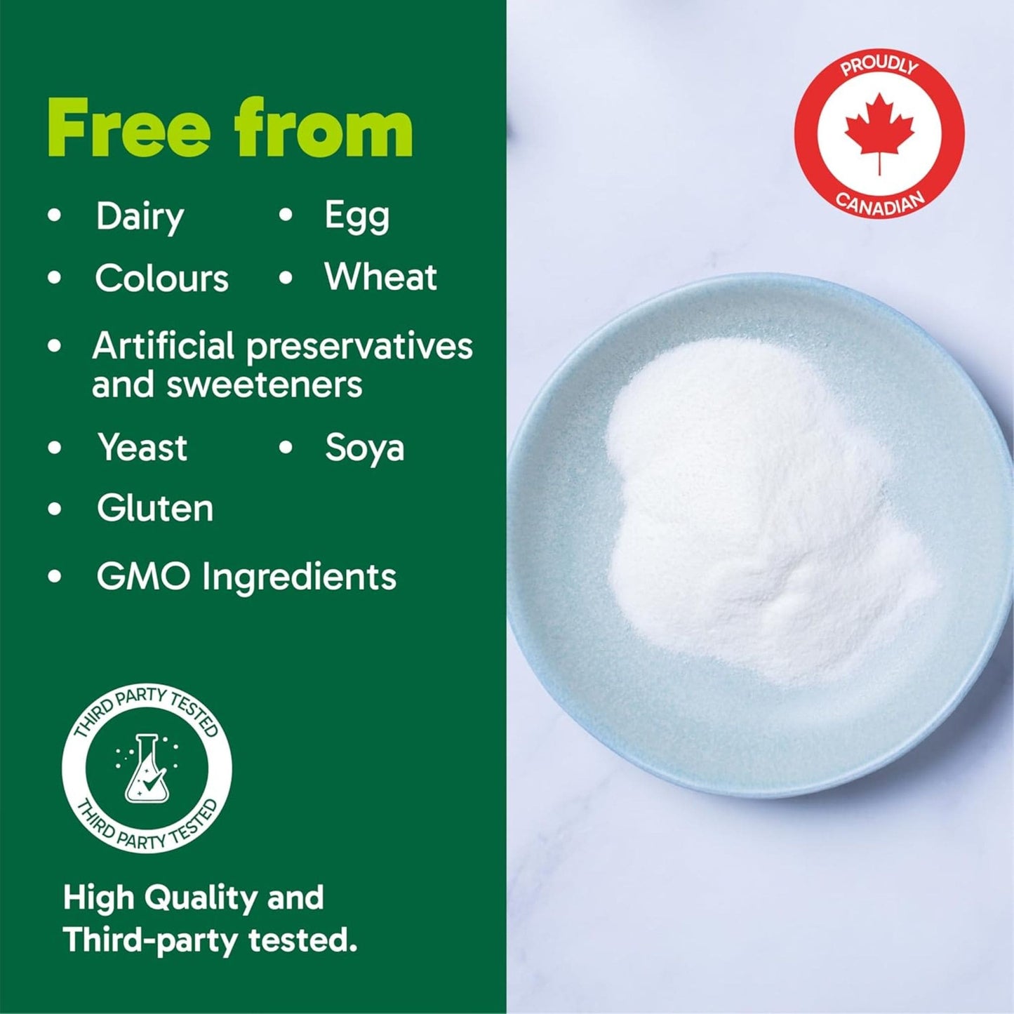 Unflavoured, 500g | Organika Myo-Inositol Powder