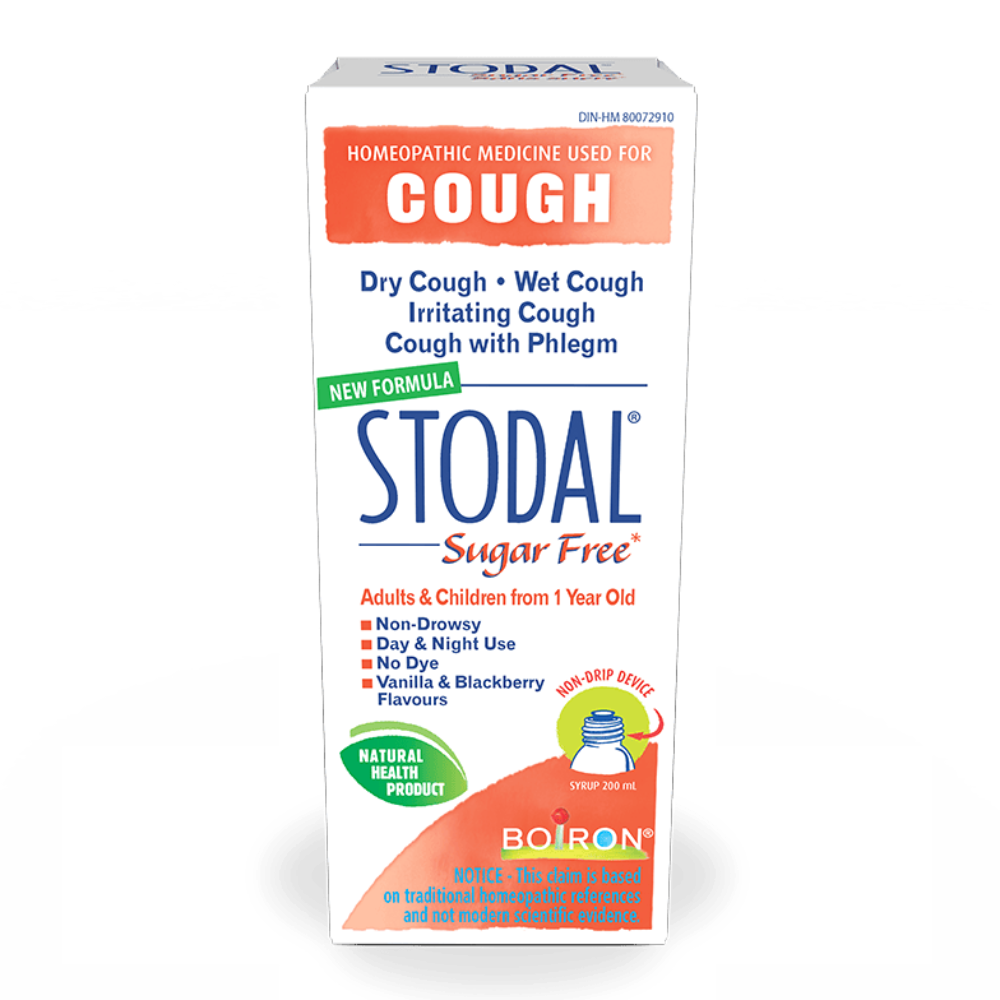 200ml | Boiron Stodal Adult Cough Syrup Sugar Free
