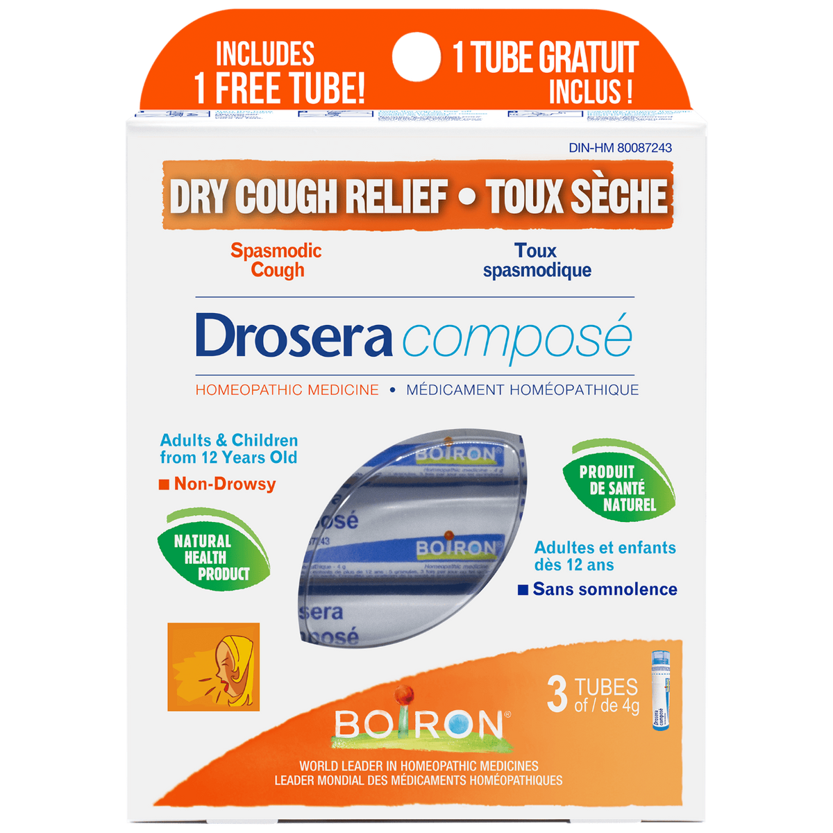 3 Tubes | Boiron Drosera Compose Blister Pack
