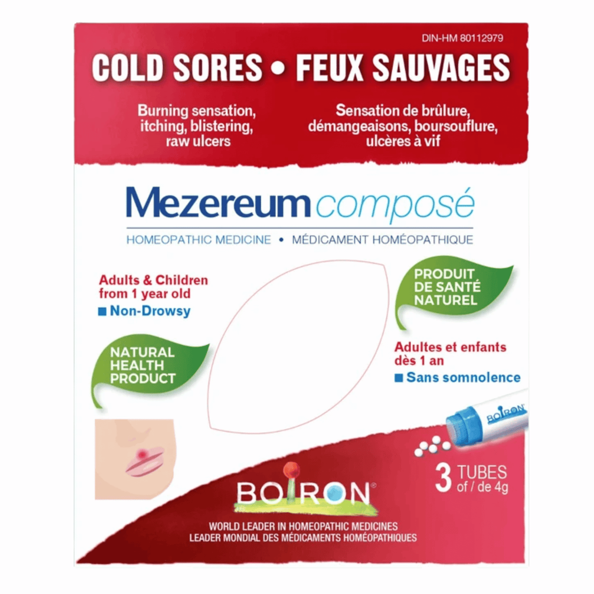 3 Tubes | Boiron Mezereum Compose Blister Pack