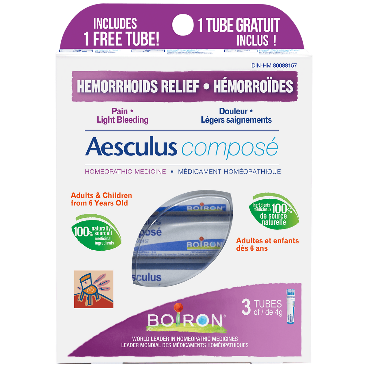 Boiron Aesculus Compose Blister Pack