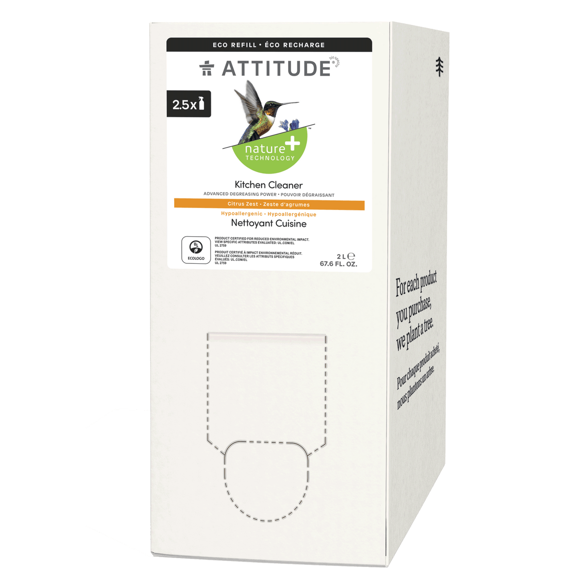Attitude Kitchen Cleaner, Citrus Zest Citrus Zest 2L