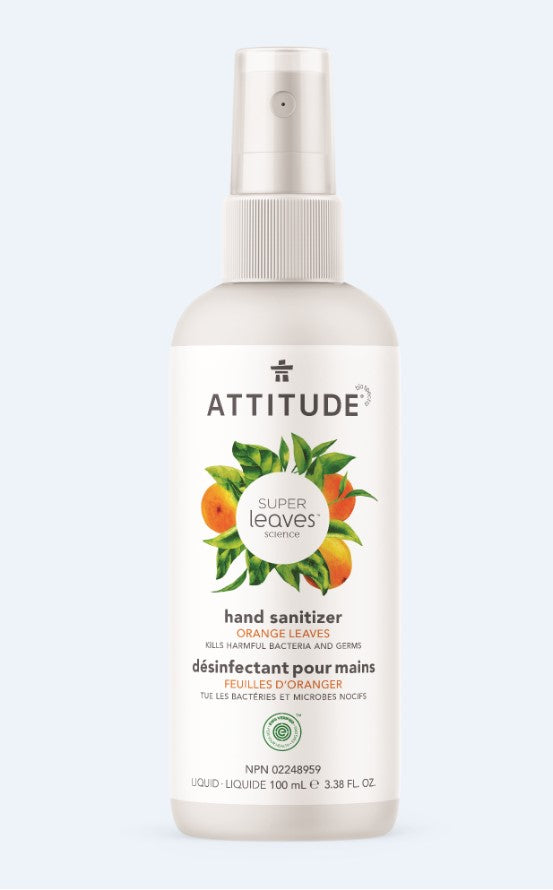 Attitude Super Leaves Hand Sanitizer Orange Leaves 100ml
