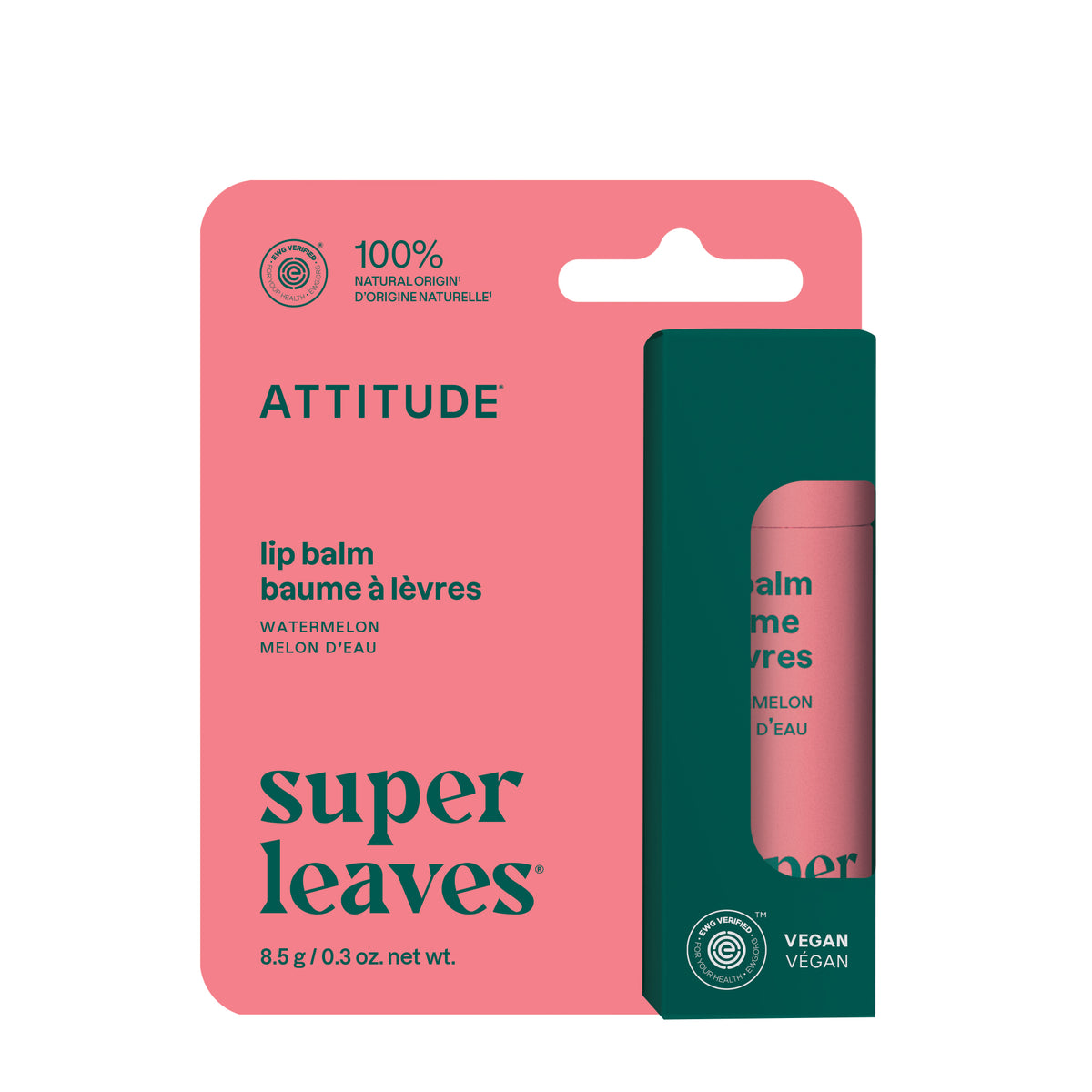 Attitude Lip Balm Watermelon 8.5g