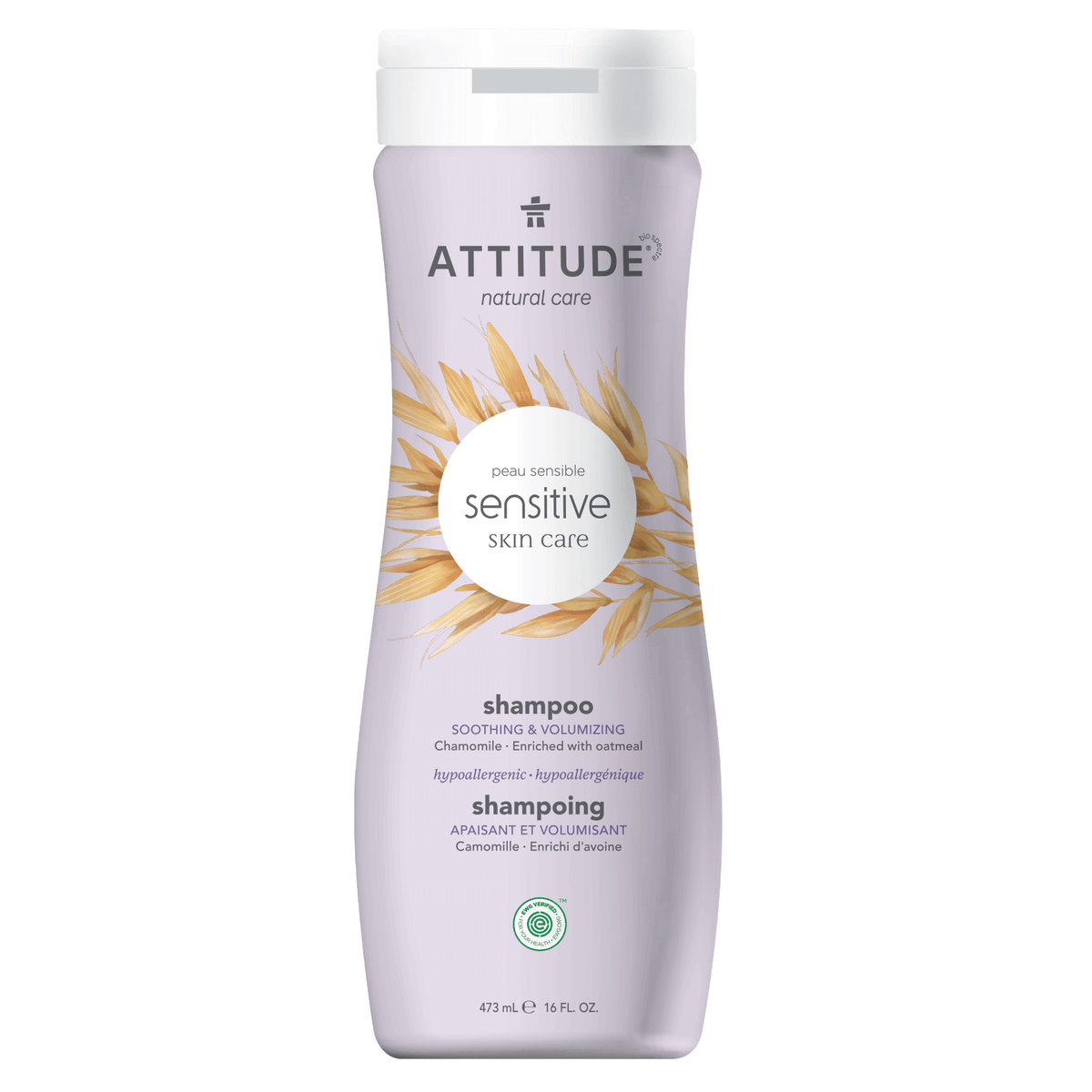 Attitude Sensitive Skin Soothing & Volumizing Shampoo, Chamomile 473ml