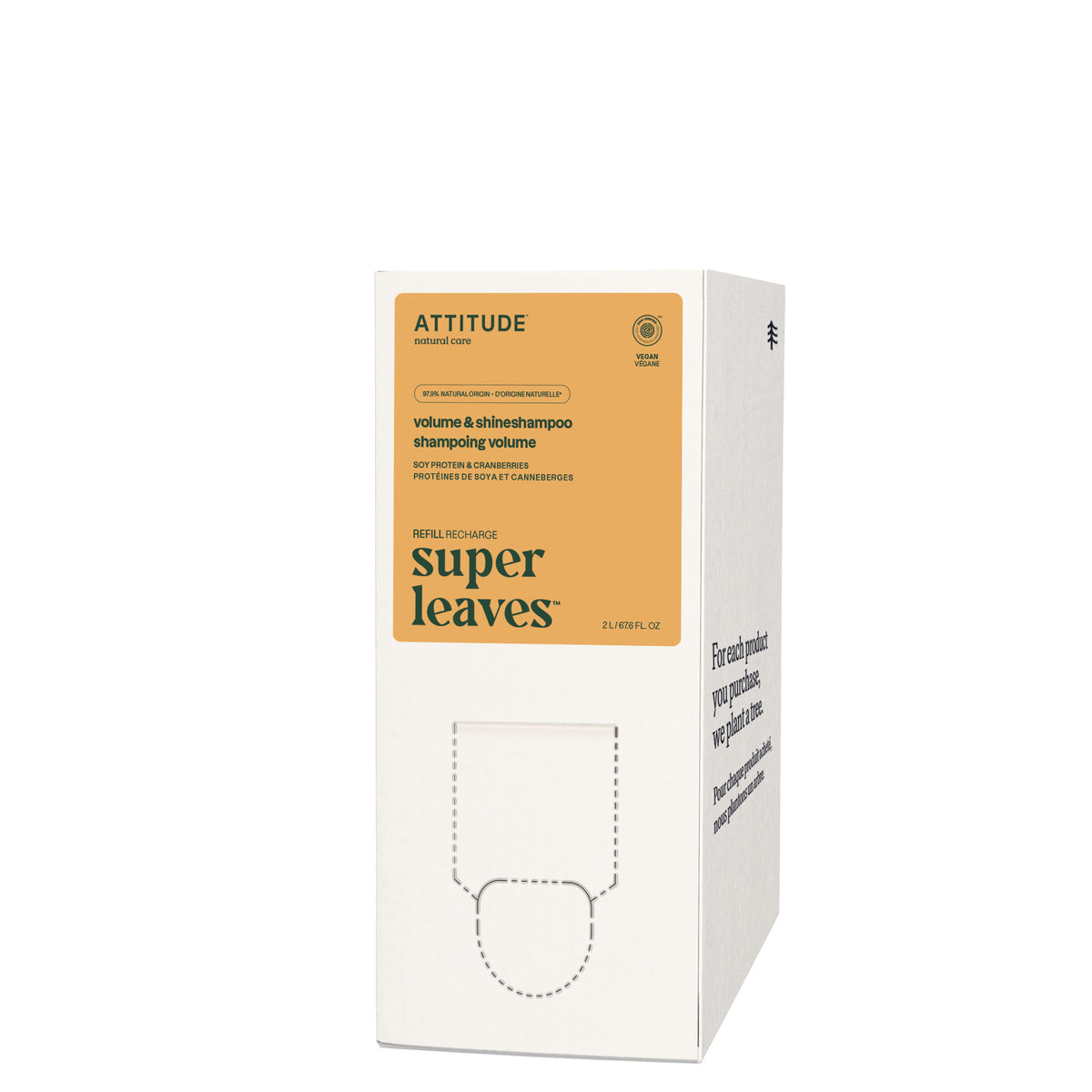 Attitude Super Leaves Volume & Shine Shampoo 2L