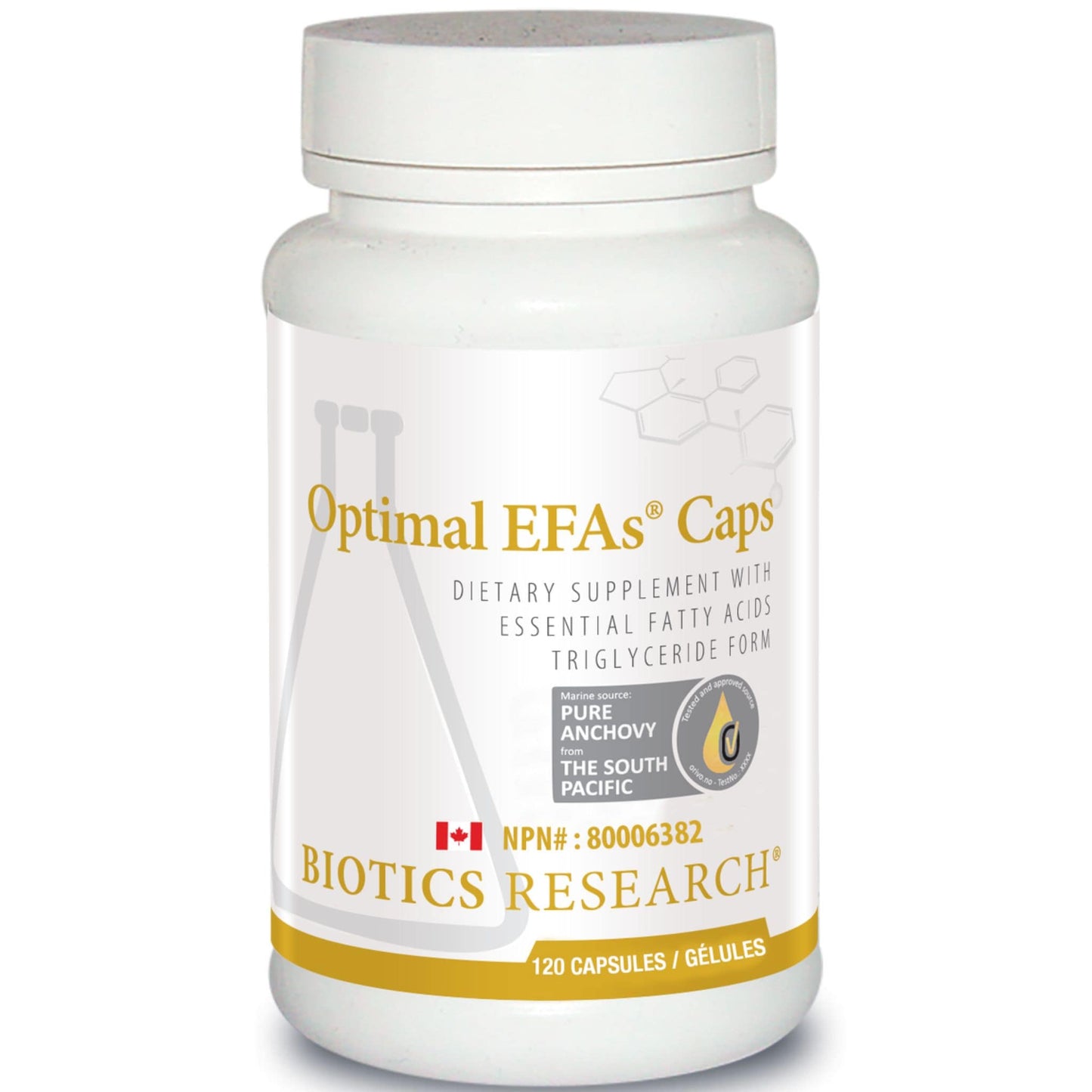 120 Capsules | Biotics Research Optimal EFA's, Fish & Plant