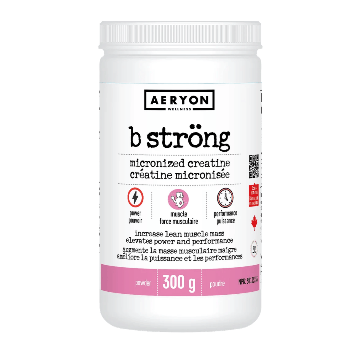 300g | Aeryon Wellness B Strong Creatine Powder