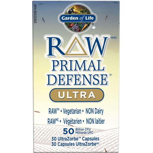 30 Capsules | Garden of Life Raw Primal Defense Ultra