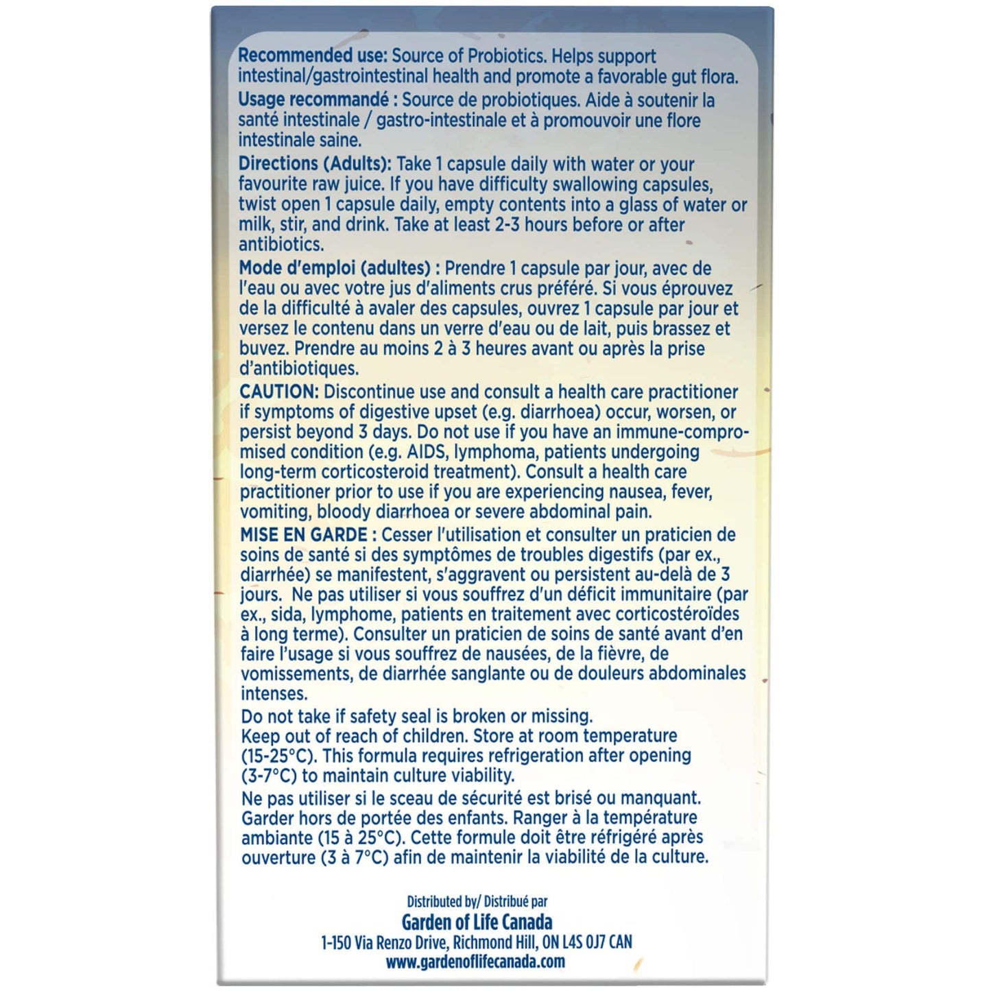 60 Capsules | Garden of Life Raw Primal Defense Ultra