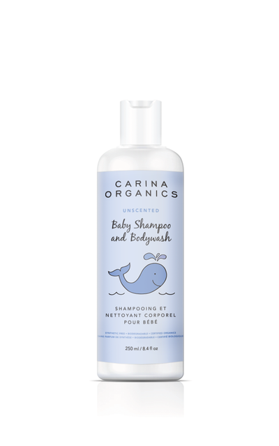 Carina Organics Baby Shampoo & Body Wash Unscented