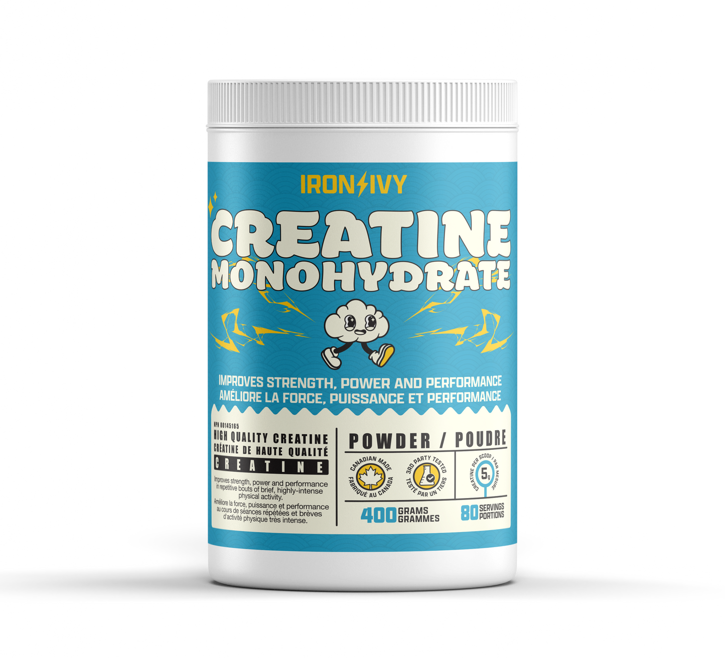 Iron & Ivy Creatine Monohydrate Powder 400g