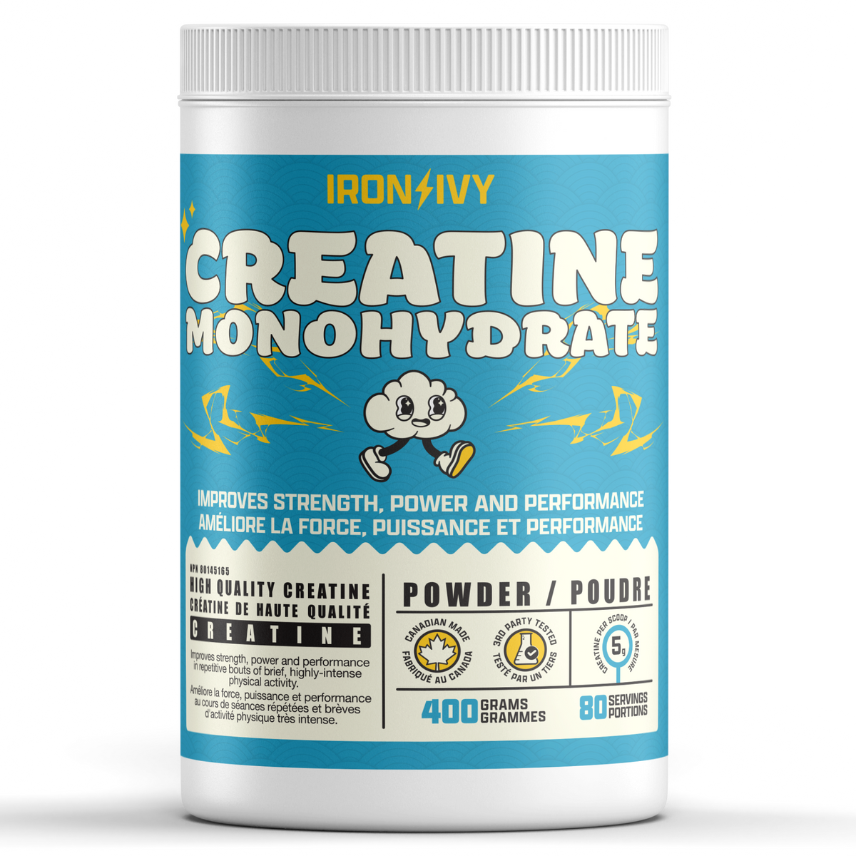 Iron & Ivy Creatine Monohydrate Powder 400g