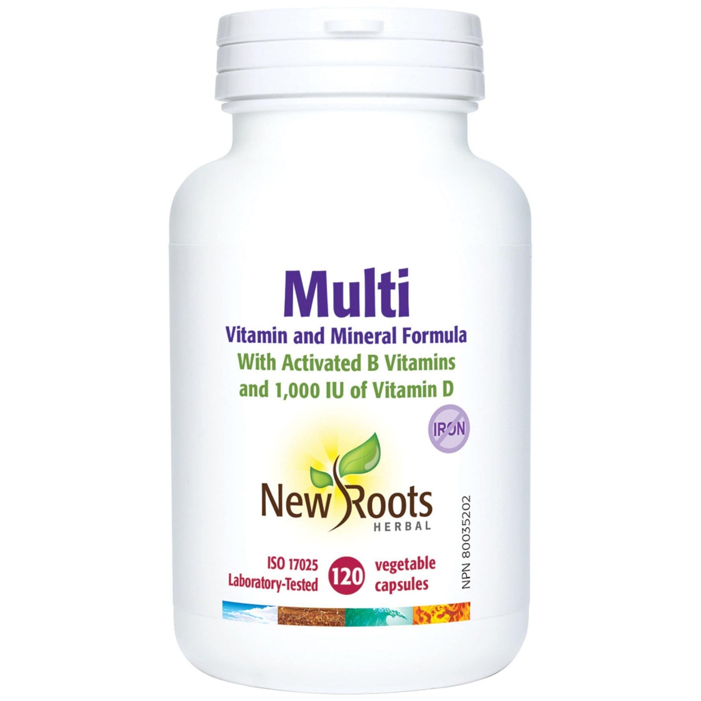 120 Vegetable Capsules | New Roots Multi