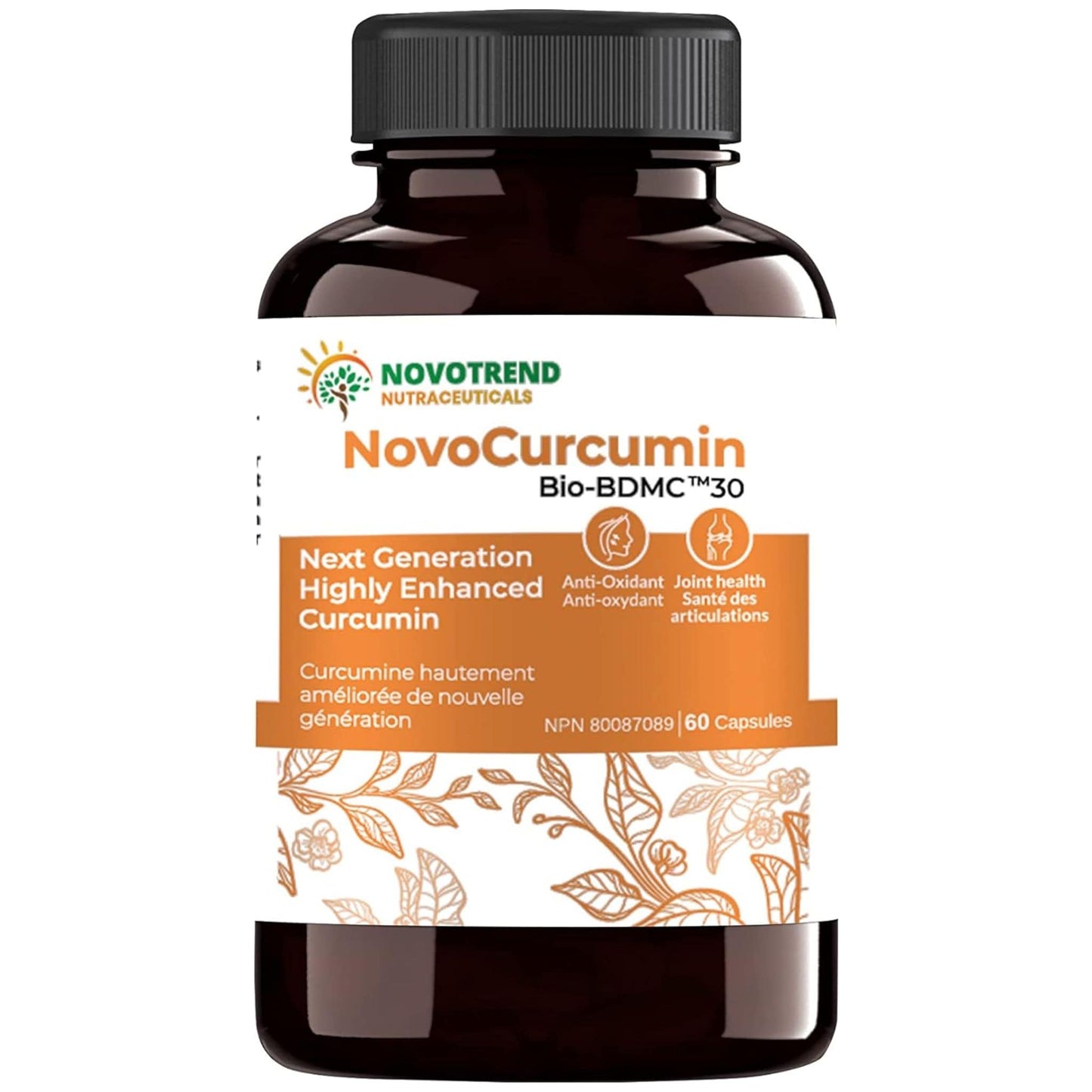 60 Vegetable Capsules | Novotrend Novocurmin Bio-BDMC30