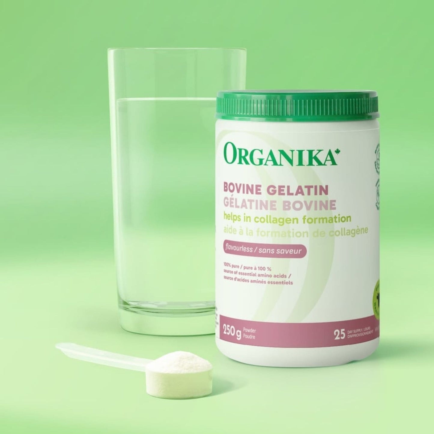 Flavourless, 250g | Organika Bovine Gelatin Powder