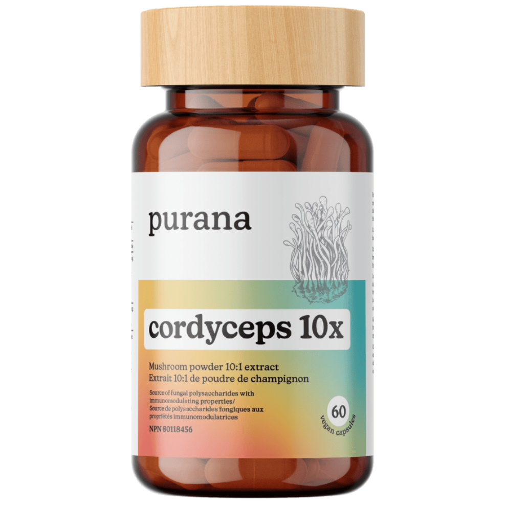 60 Capsules | Purana Cordyceps 10:1 Extract Capsules 60 Capsules
