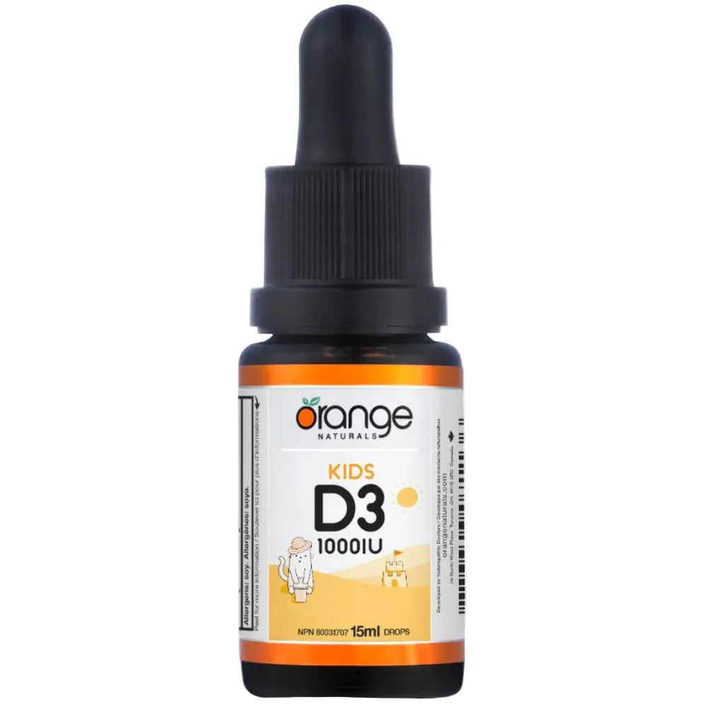15ml | Orange Naturals Kids D3 Drops 1000IU 15ml