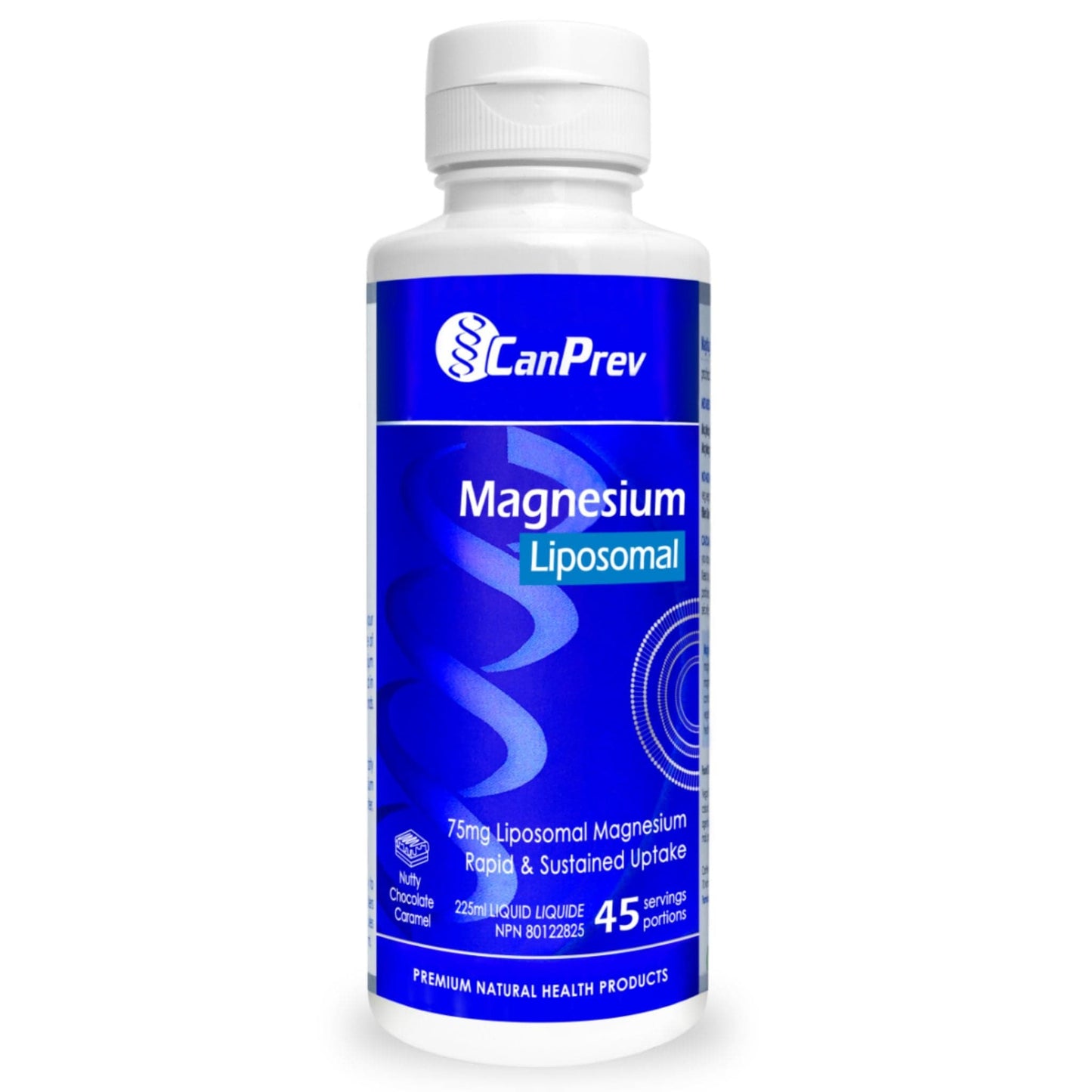 CanPrev Liposomal Magnesium, Nutty Chocolate Caramel Flavour, 225ml
