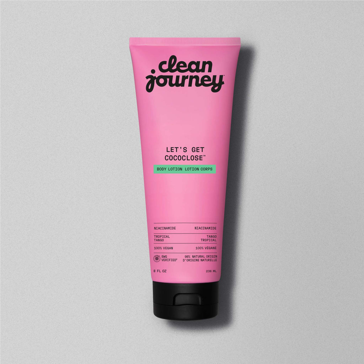 Clean Journey Body Lotion for Dry Skin, Tropical Tango, 236ml