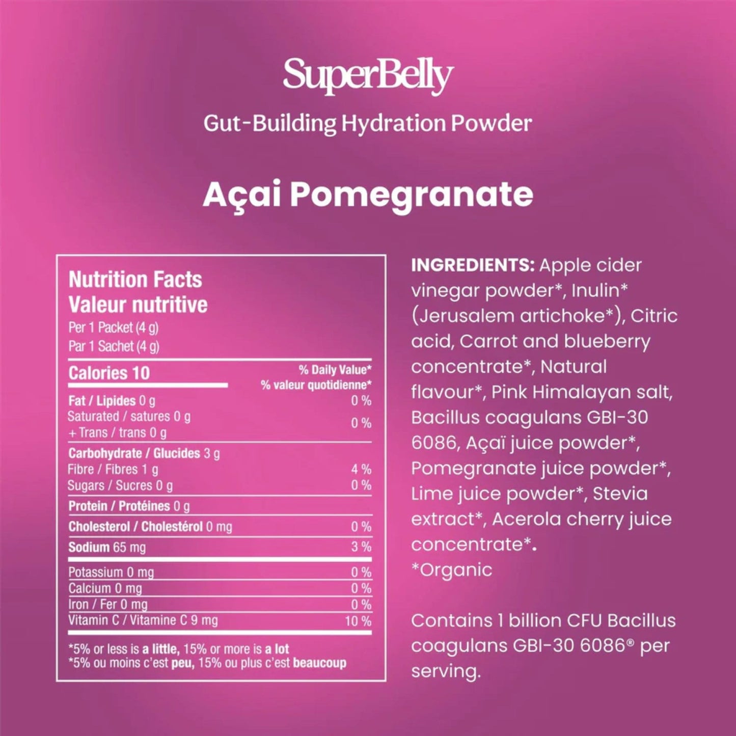 Acai Pomegranate 16g (15 Packets)
