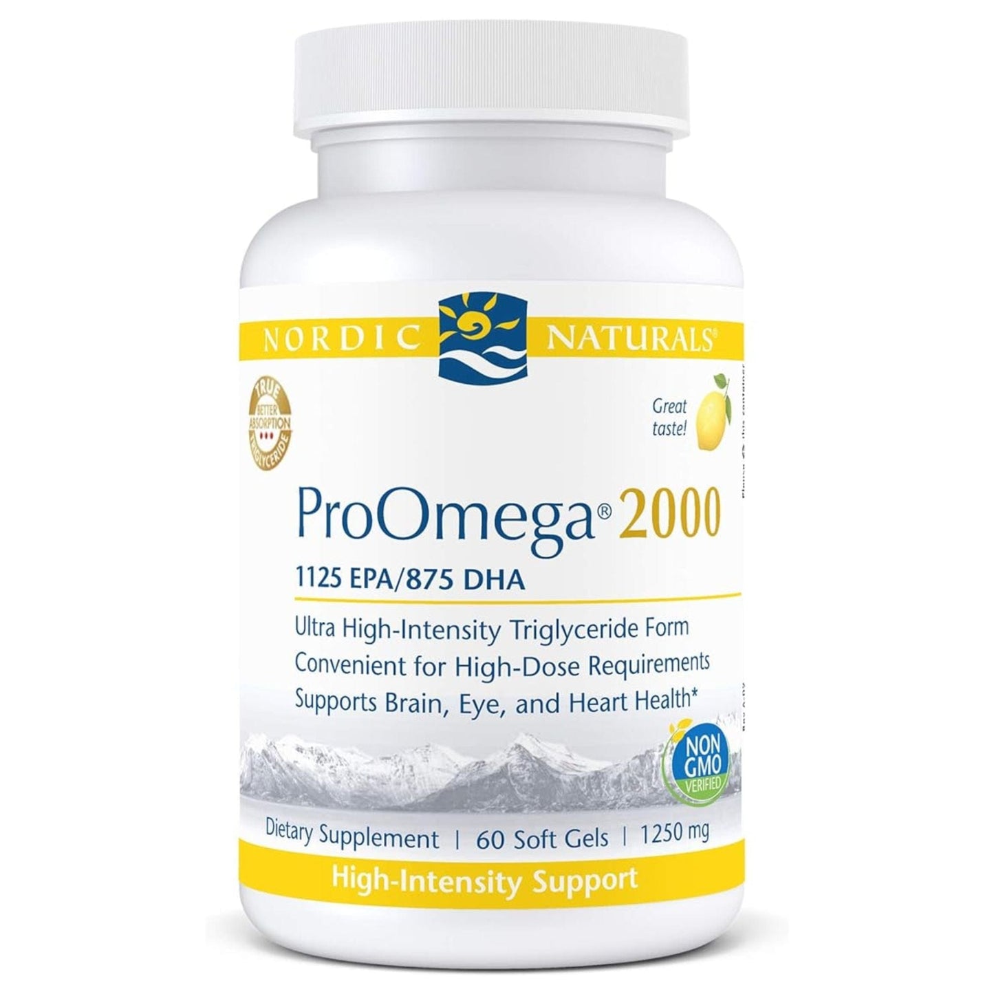 60 Softgels | Nordic Naturals Pro Omega 2000