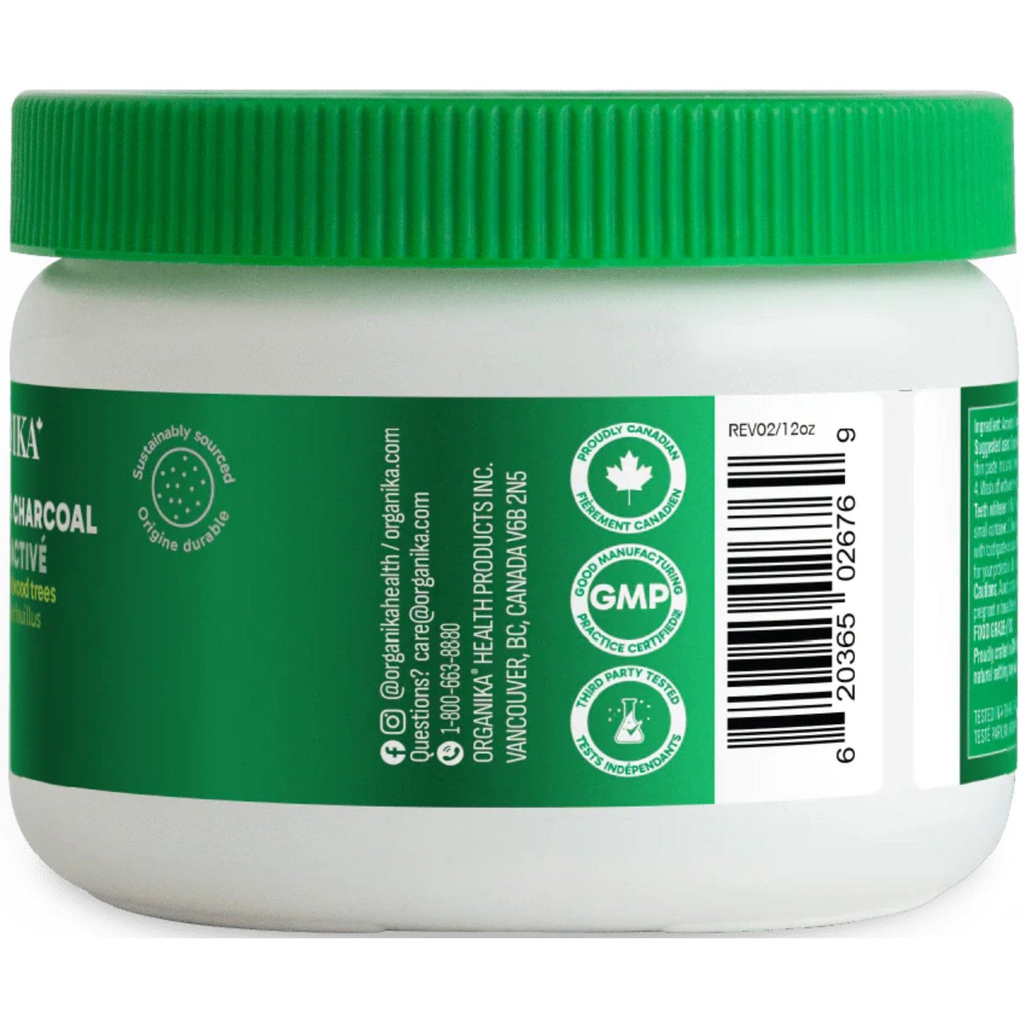 Odourless, 100g | Organika Activated Charcoal Powder