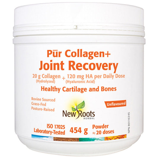 Unflavoured 454g | New Roots Pur Collagen + Joint Recovery 20 Doses // Unflavoured