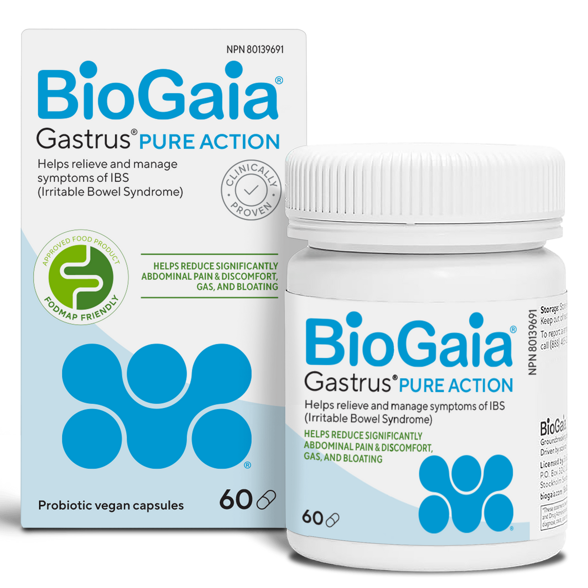 BioGaia Gastrus Pure Action Probiotic
