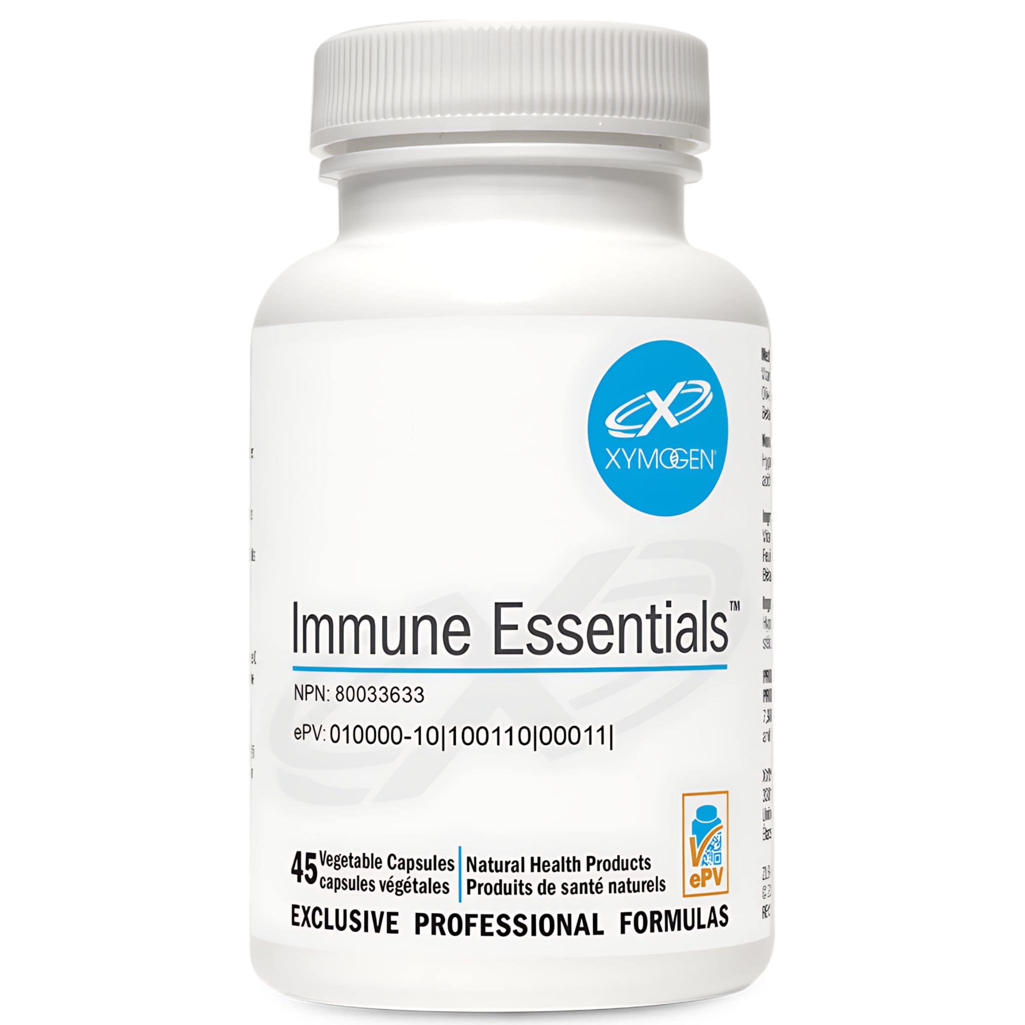 Xymogen Immune Essentials, 45 Vegetable Capsules Xymogen Immune Essentials, 45 Vegetable Capsules