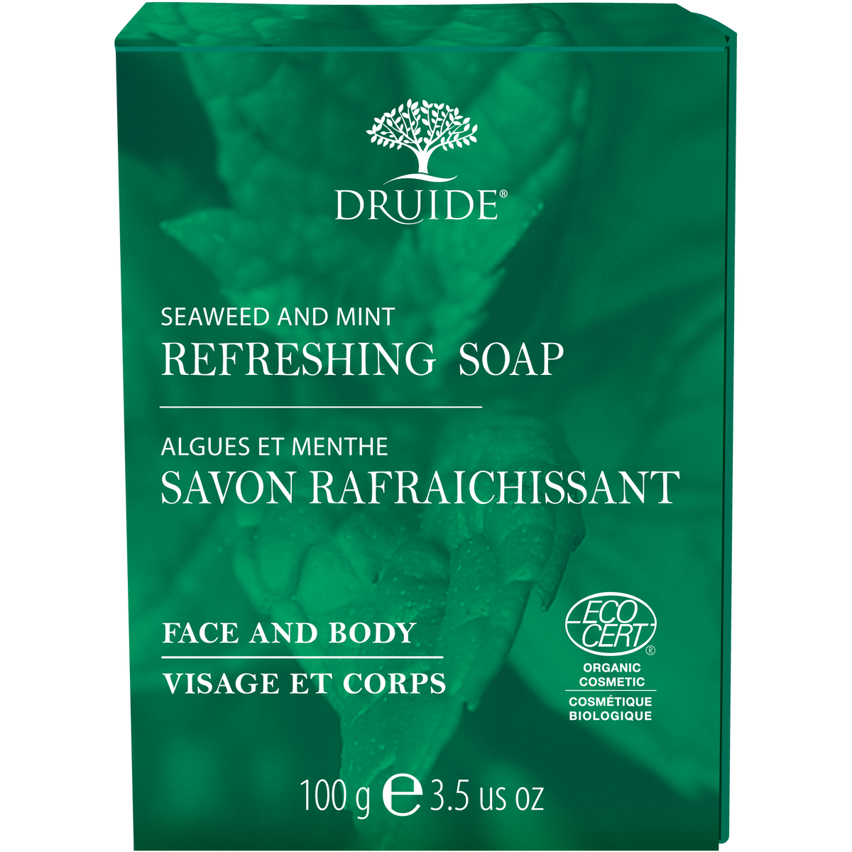 Druide Refreshing Mint & Seaweed Soap