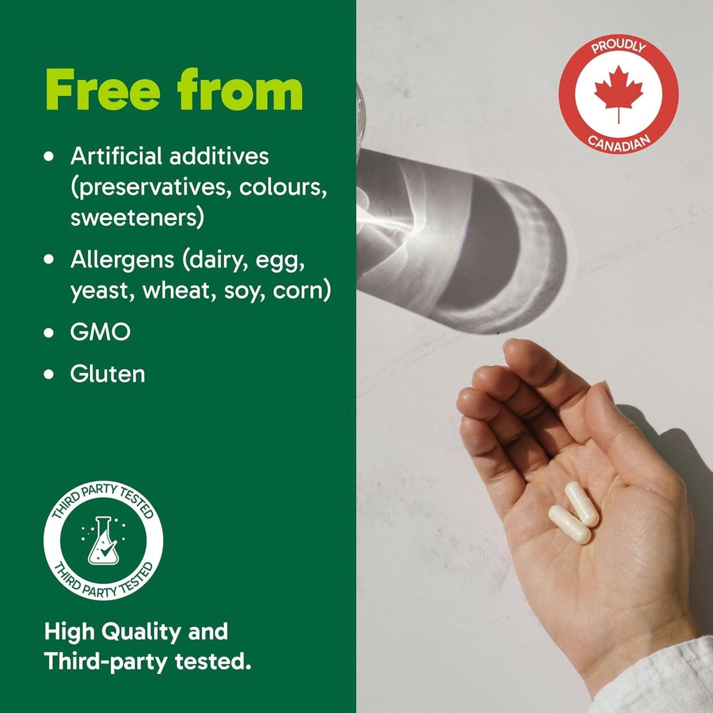 90 Vegetarian Capsules | Organika Hyaluronic Acid 120 mg