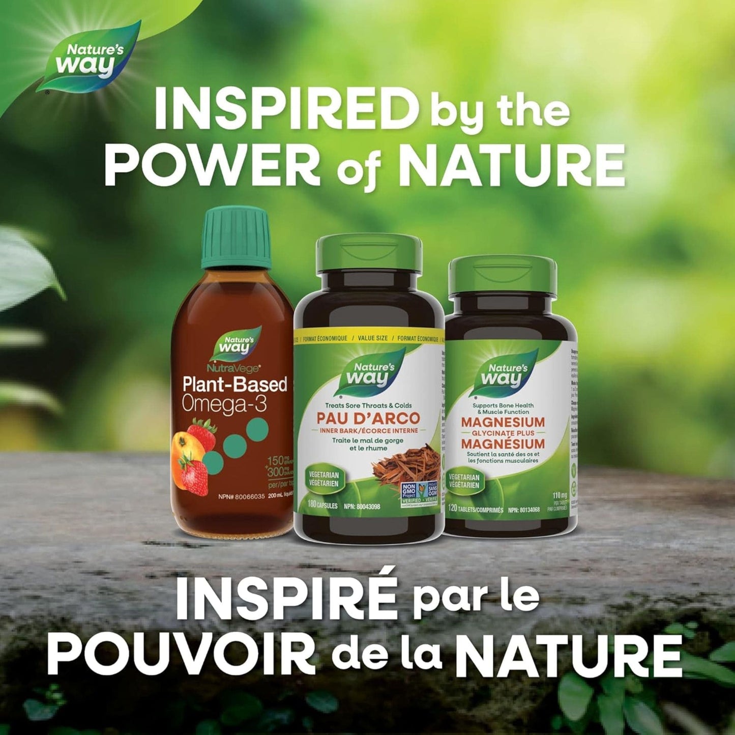 180 Vegetable Capsules | Nature's Way Pau D'Arco inner Bark