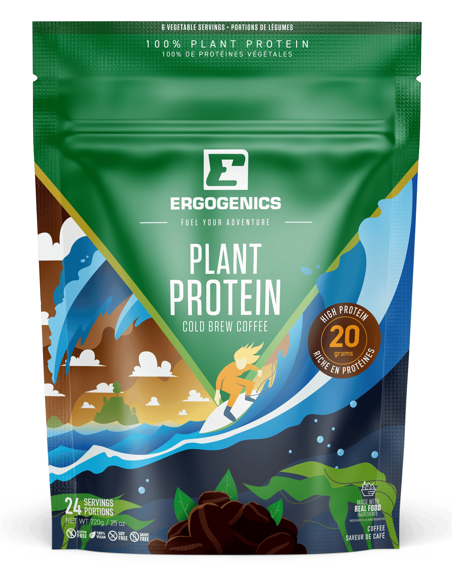 Ergogenics Plant Protein Cold Brew Coffee