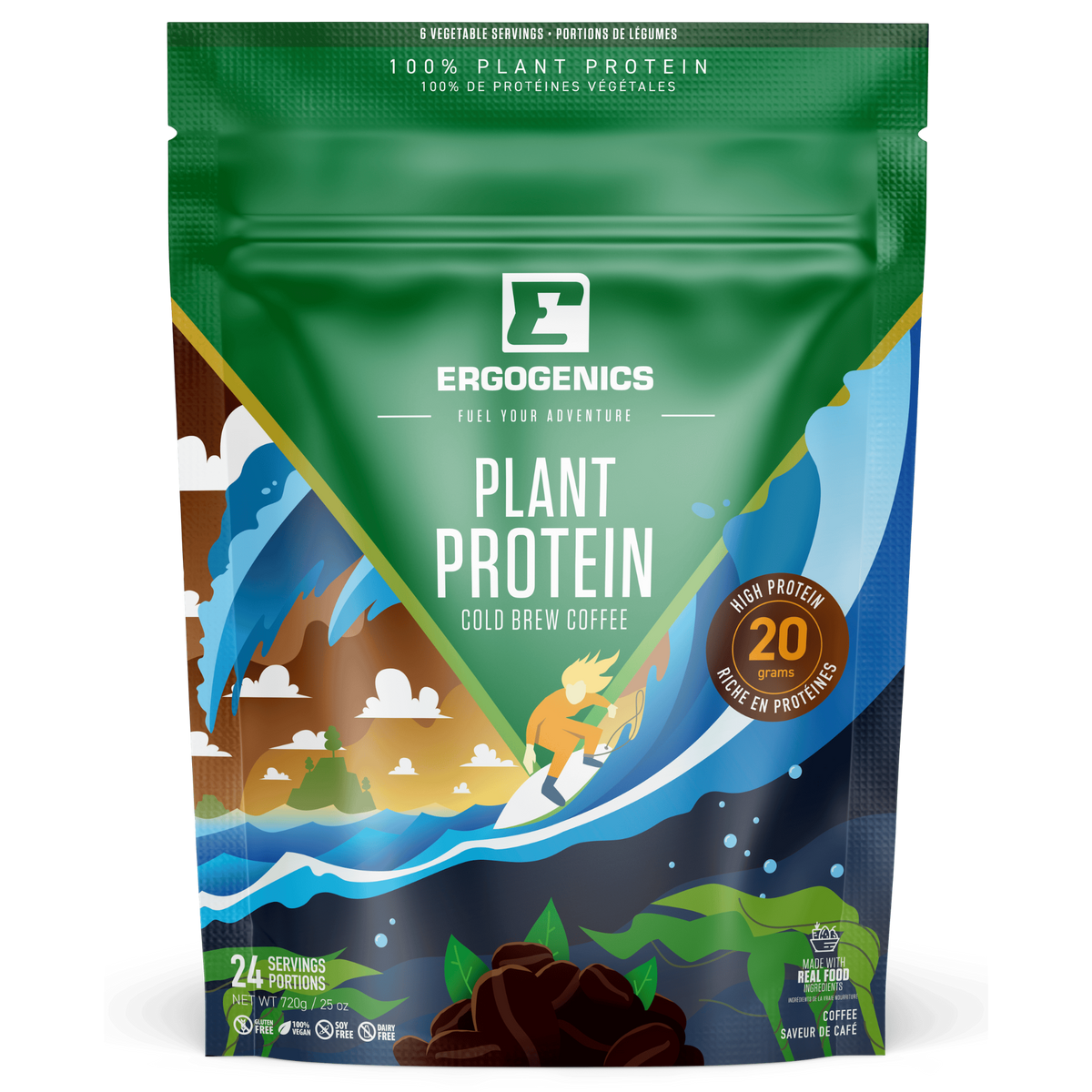Ergogenics Plant Protein Cold Brew Coffee