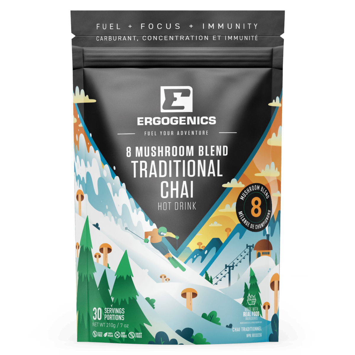 Ergogenics Mushroom Chai Latte 210g