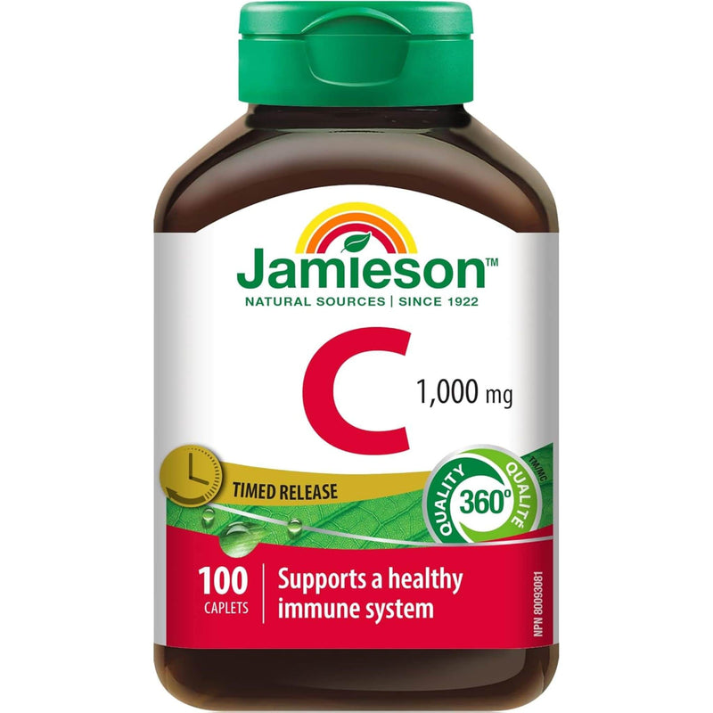 Jamieson Vitamin C, 1000mg, Timed Release, 100 Caplets