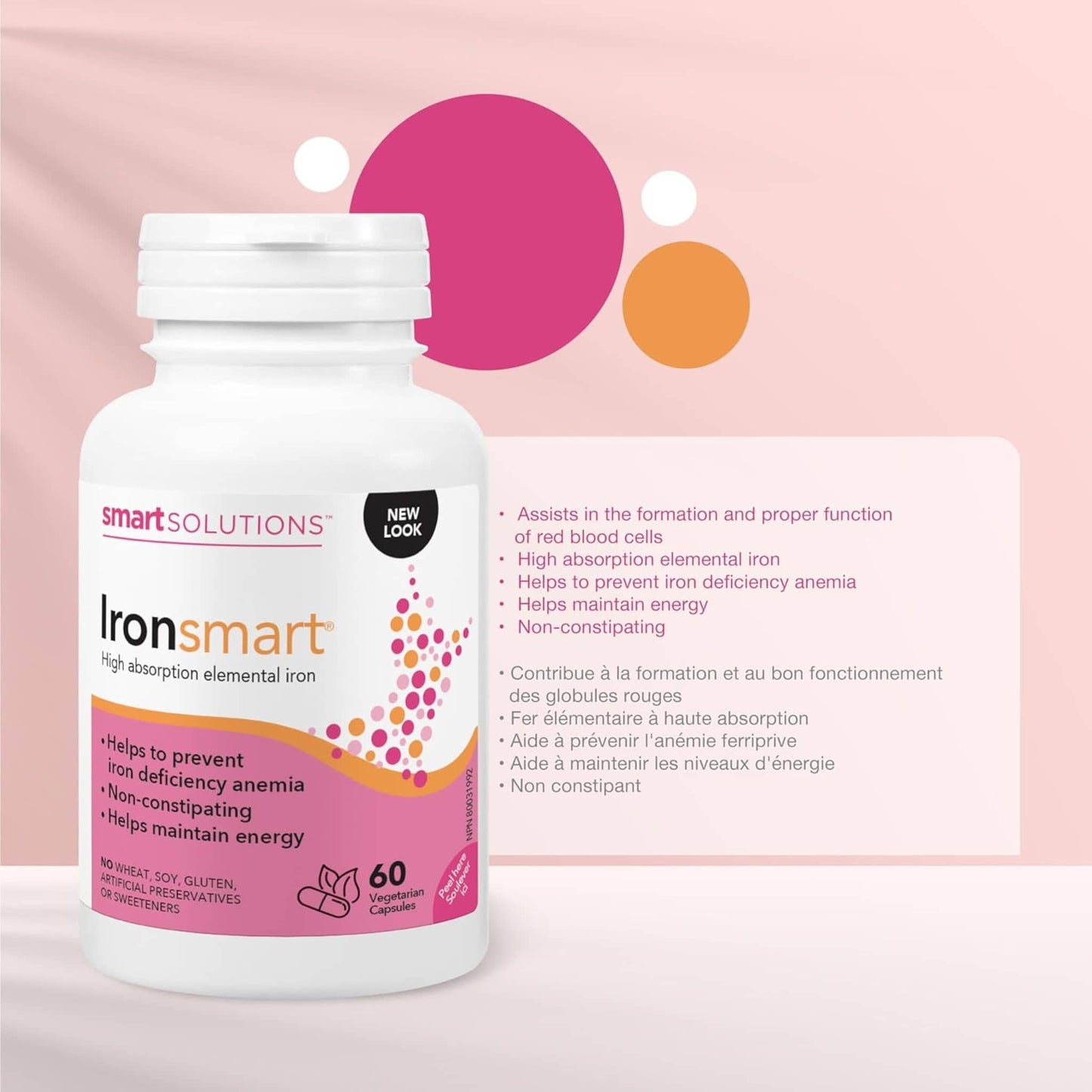 60 Vegetarian Capsules | Smart Solutions Ironsmart