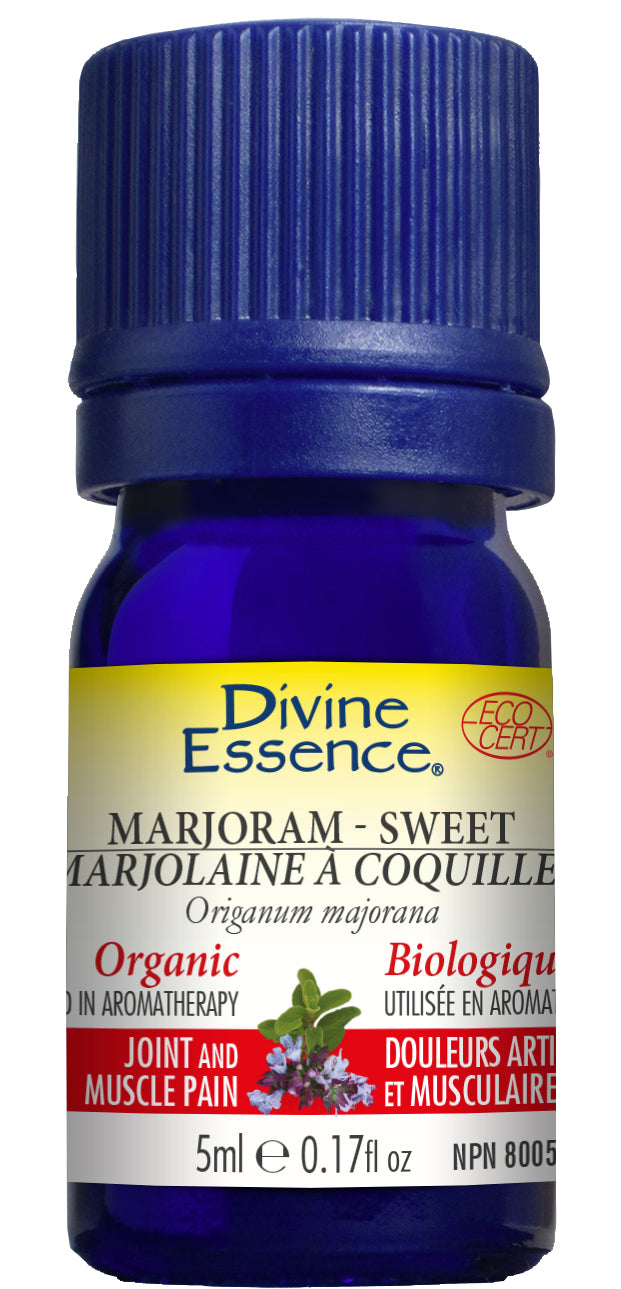 Divine Essence Sweet Marjoram Essential Oil 5ml