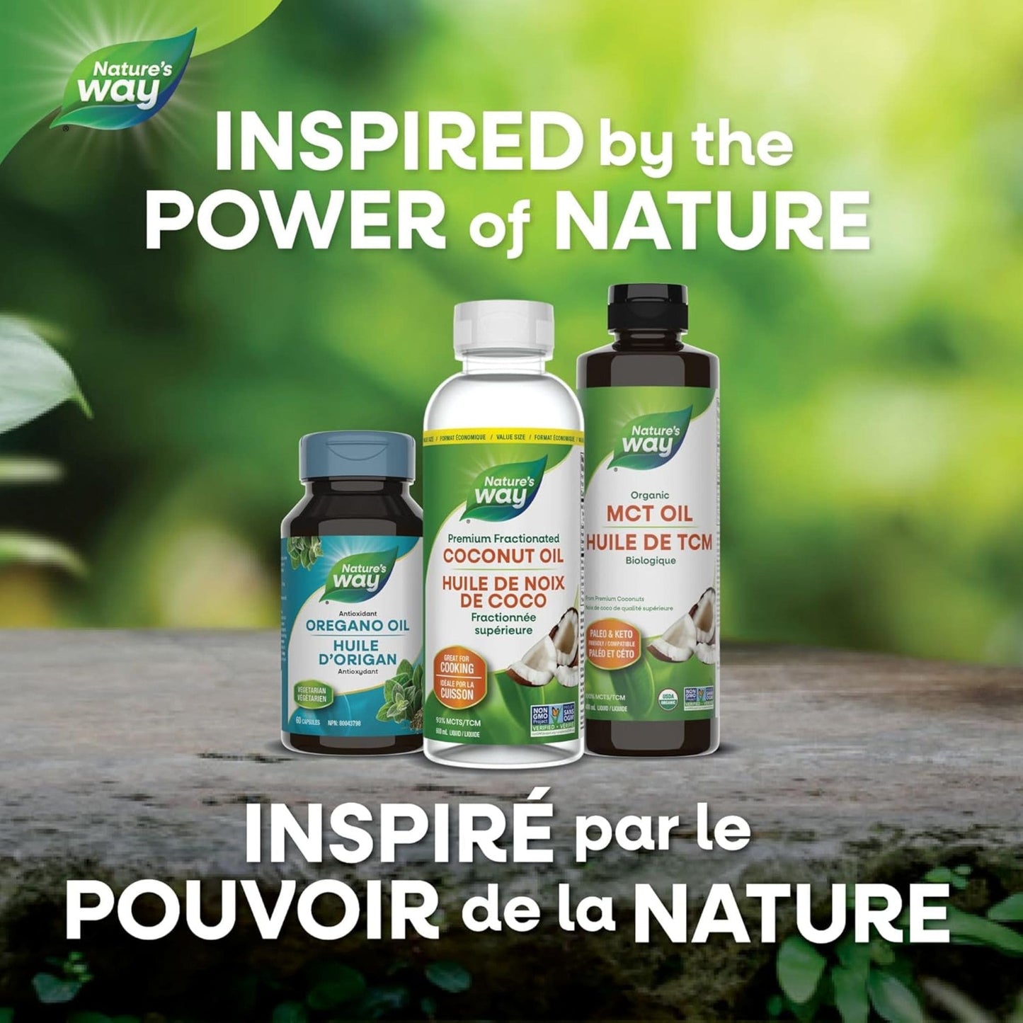 Unflavoured, 600mL | Nature's Way Premium Fractionated Coconut Oil