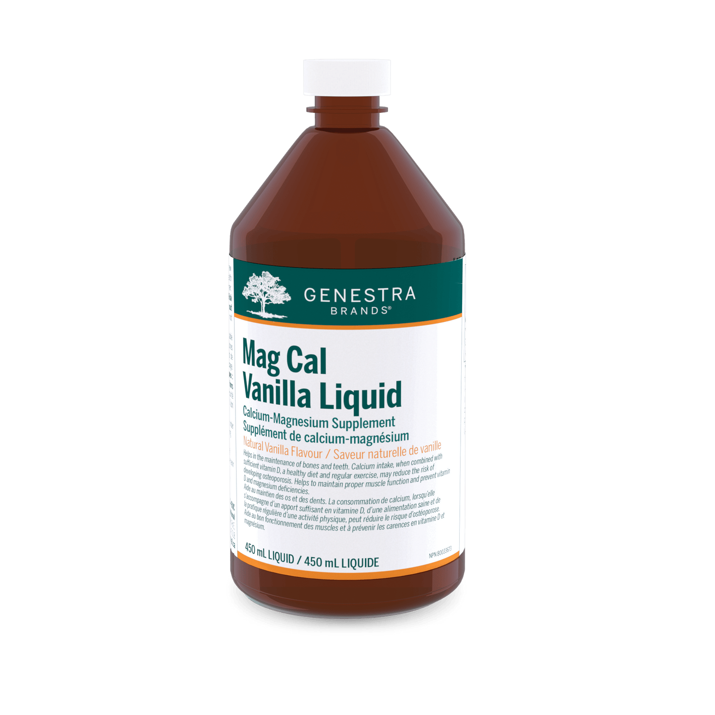 Genestra Mag Cal Vanilla Liquid 450ml