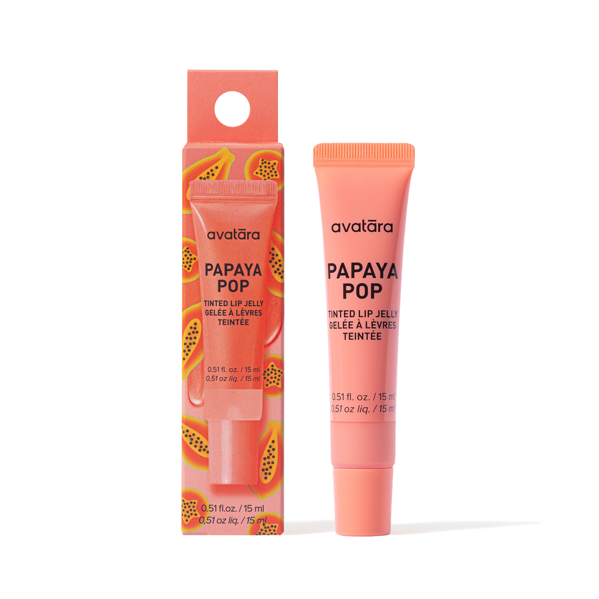 Avatara Tinted Lip Jelly - Papaya Pop