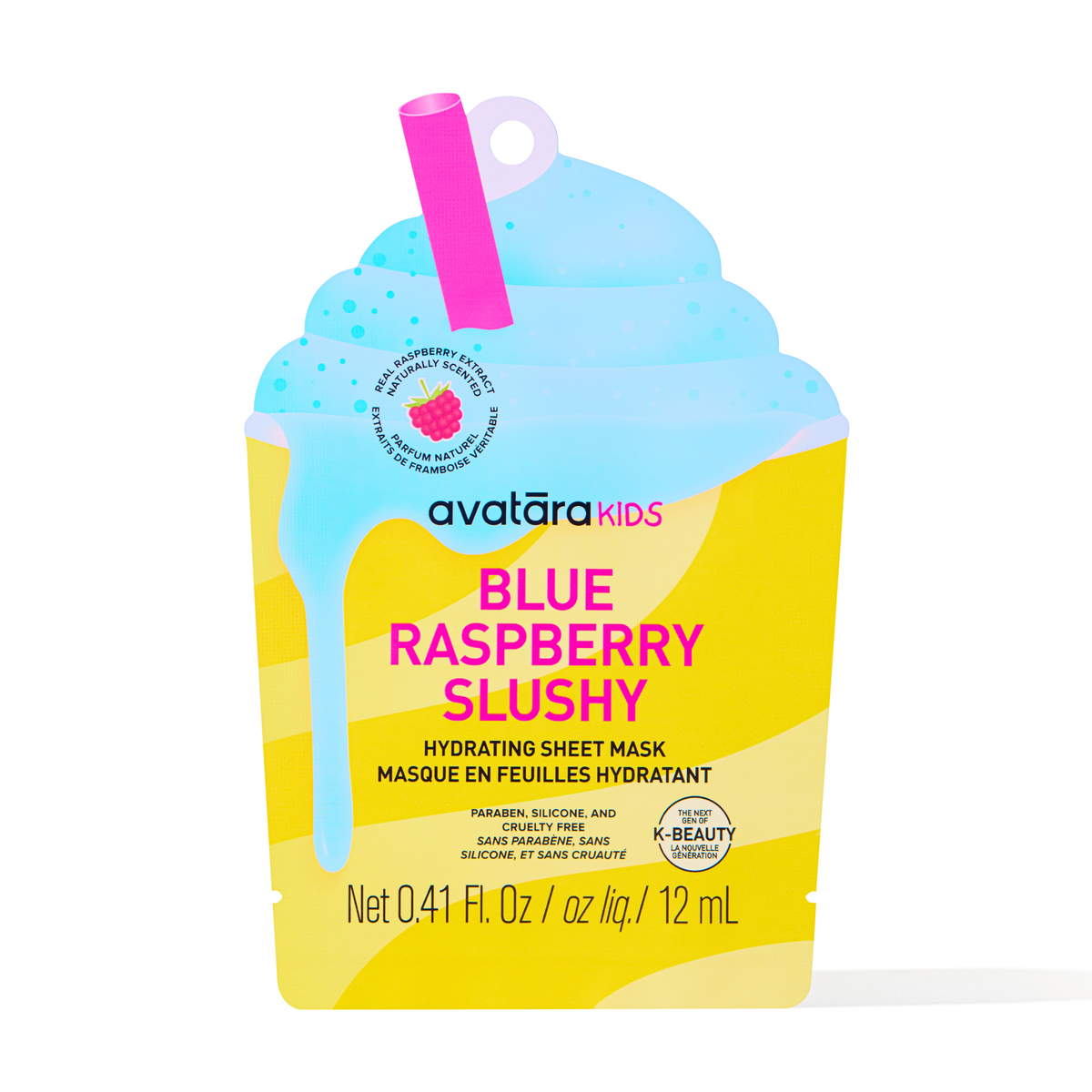 Avatara Kids Slushy Face Masks - Blue Raspberry Slushy