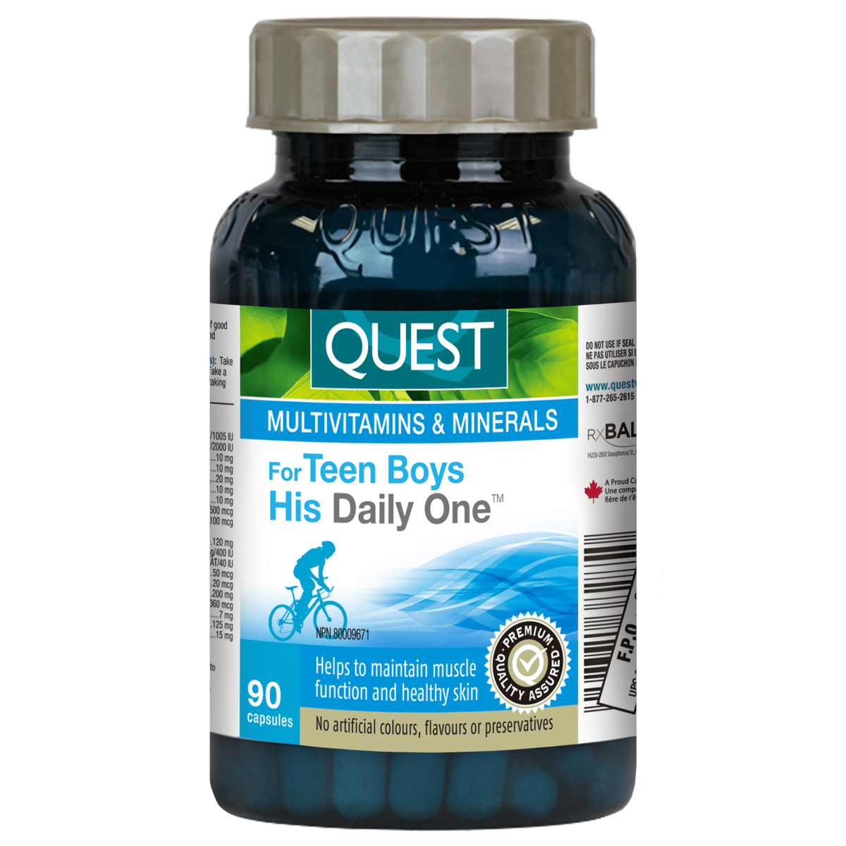 90 Capsules | Quest His Daily One For Teen Boys 90 Capsules